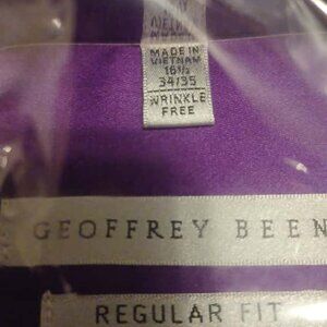 Geoffrey Beene Mens Dress Shirt 16 1/2 34/35 New With Tags Fast Ship!